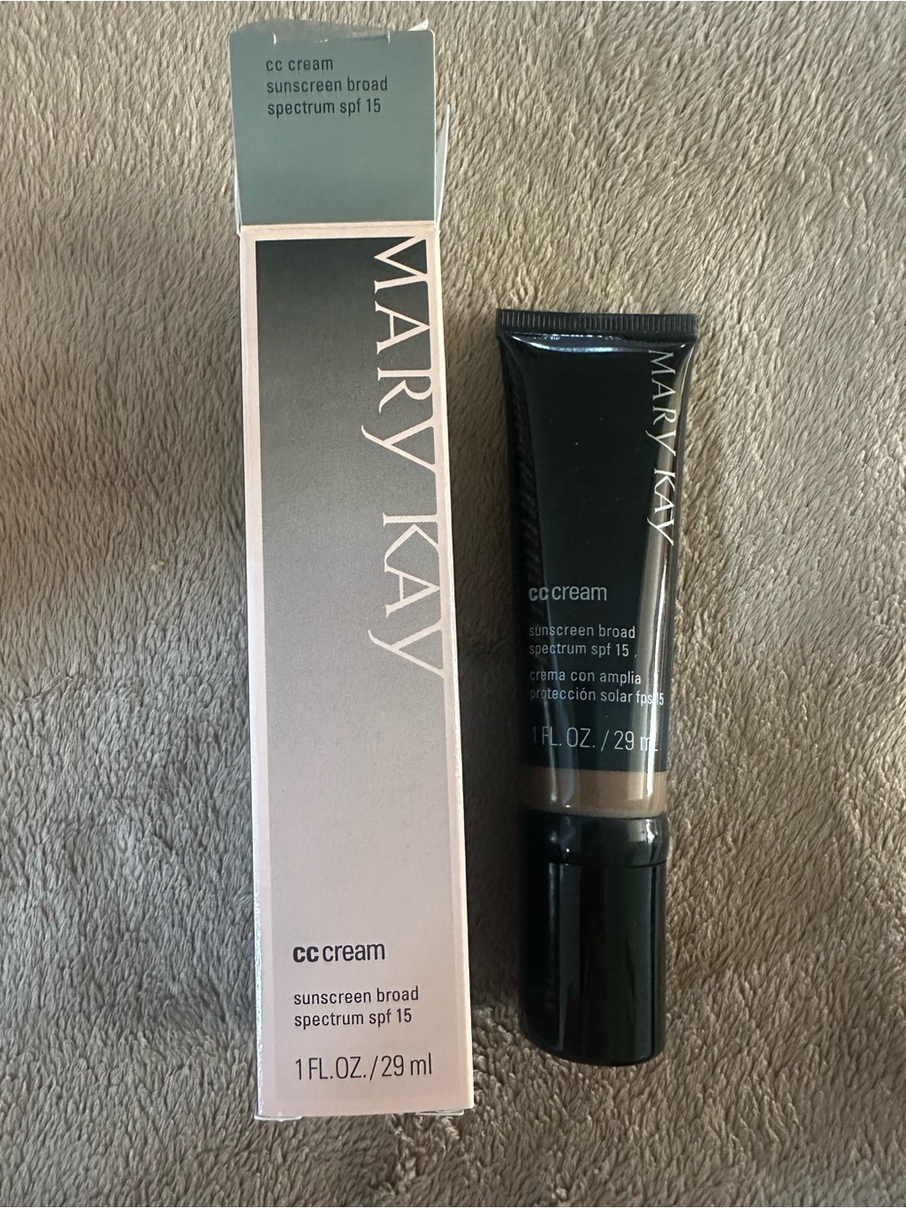 Mary Kay CC Cream SPF 15 – in “Very Deep” tone. Full size 1oz